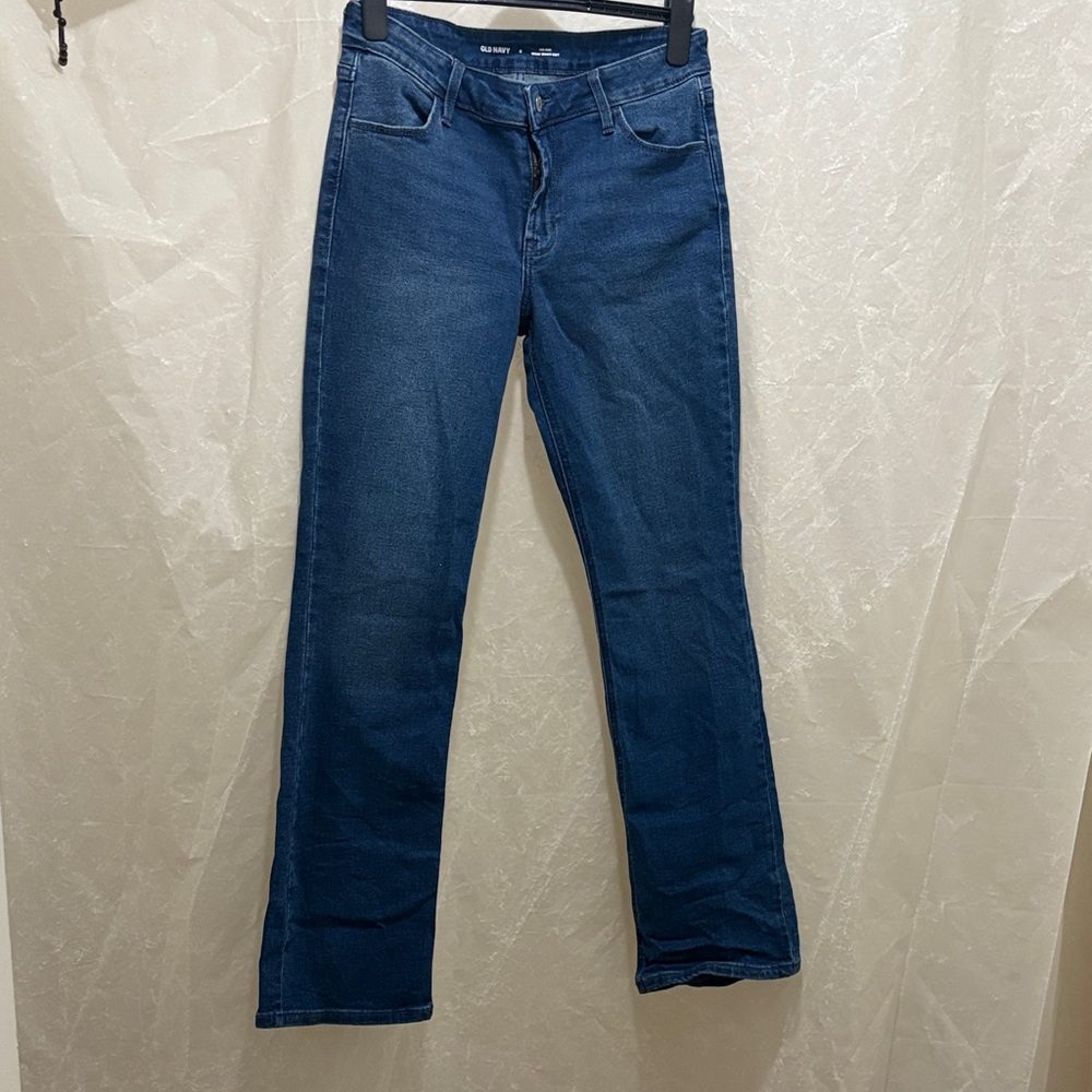 Old Navy Women's Dark Blue Boot Cut Jeans